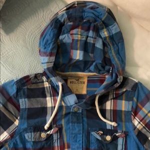 Hollister Flannel Hoodie